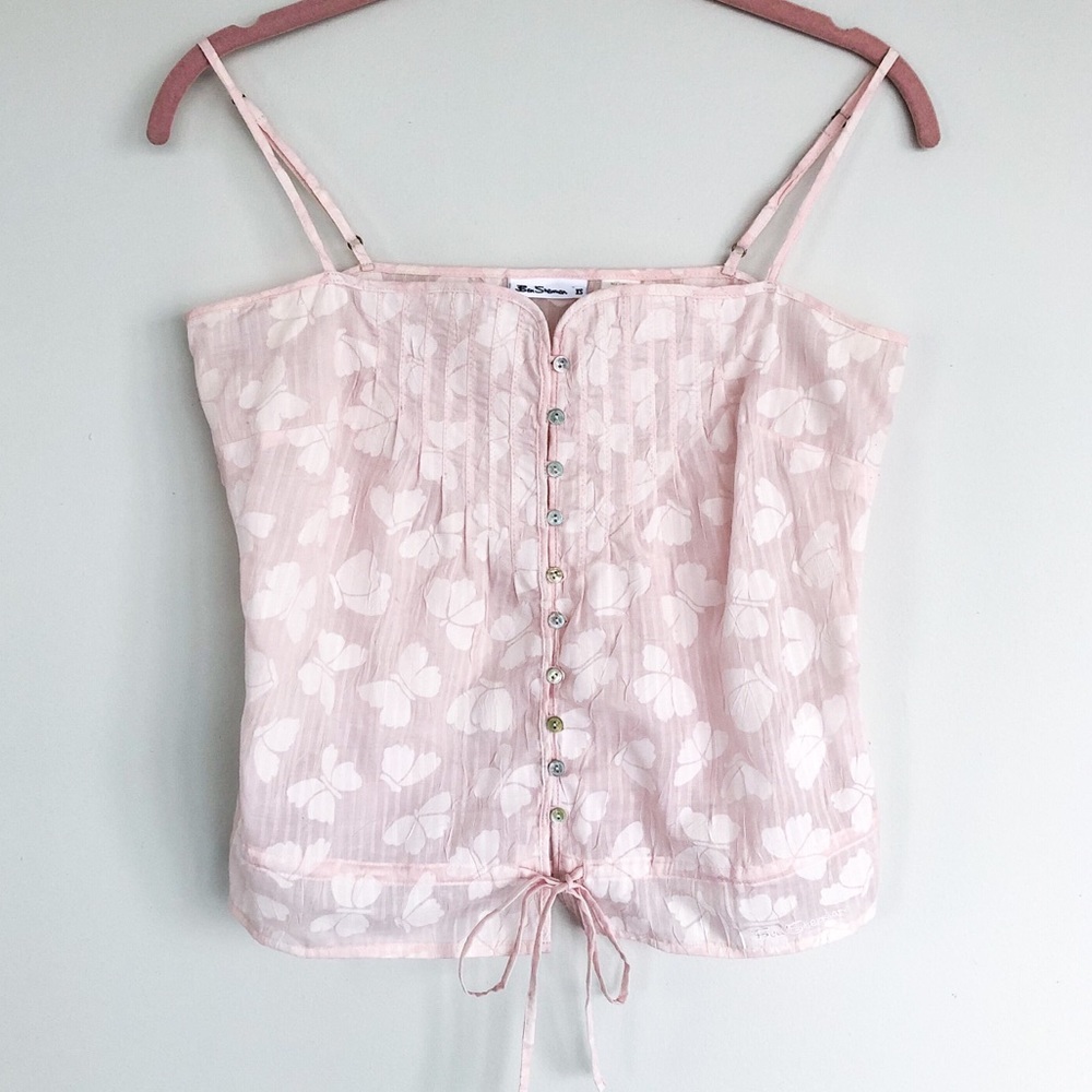 Pink Butterfly Tank